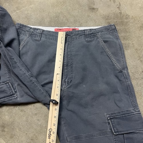 Vintage Mossimo Wide Leg Cargo Pants Mens 32Wx32L Gray Y2k Baggy Skater Canvas, $20.88 - Photo 15