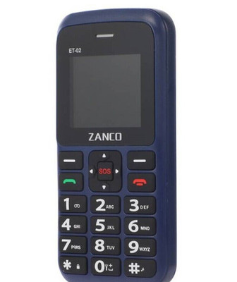 Zanco Großtasten Neu SOS Seniorenhandy Schwarz Entsperrt Mobilteil