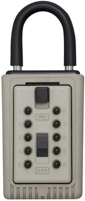 Kidde Accesspoint Portable 3-Key Push Button Key Safe Box - Clay