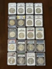 20 Graded American Silver Eagles 1987-2020 PCGS, NGC, ANACS, IGC & IGS