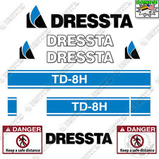 Fits Dressta Td-8h Decal Kit Crawler Tractor - 7 Year Outdoor 3m Vinyl!