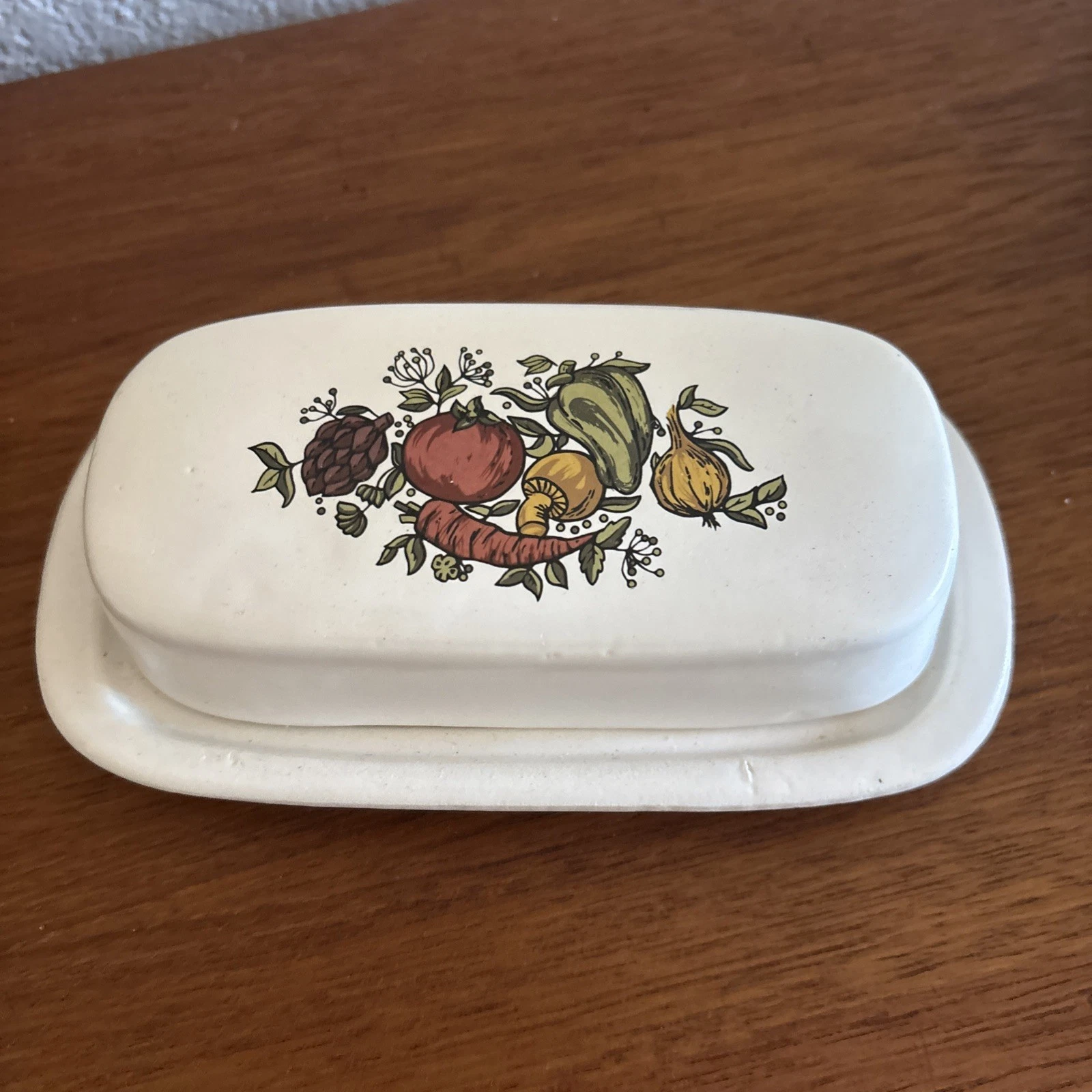 McCoy Pottery Butter Dish Spice Of Life 7013 Vintage USA
Opens in a new window or tab