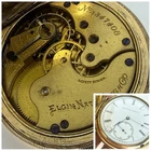 1889 Antique Elgin Pocket Watch Grade 92 Hunter Case 16s, 11j Serial No. 3347408