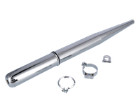 Auspuff Verchromt, Komplett - Simson SR50, SR80