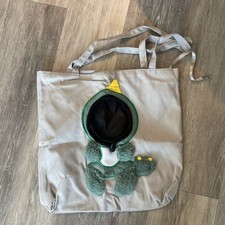 Cute Cat Canvas Shoulder Bag - Portable Pet Carrier for Cats, Dogs, Puppies