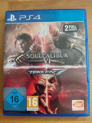 Tekken 7 + SoulCalibur VI PS4 2 Full Games Komplett CIB