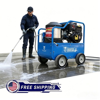 #ad 4000PSI 4GPM Hot Water Pressure Washer Bamp;S 13.5HP Gas Power Washer Free Shipping $2999.00