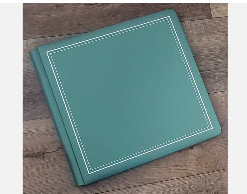 Creative Memories 12X12 OLD SIZE Green Patina Triumph Square Border w/ gift box
