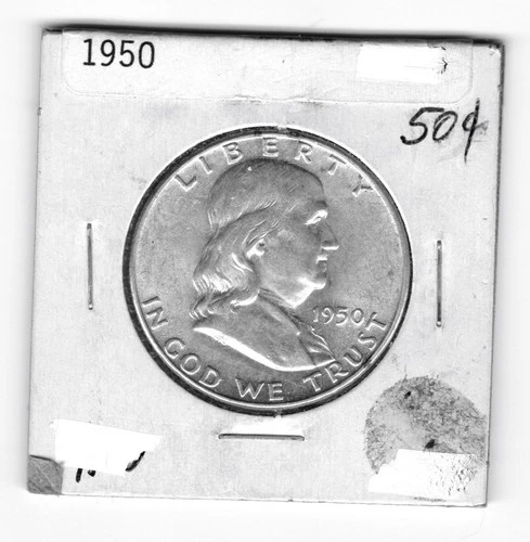 1950 50C Franklin Half Dollar BU