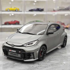 OttO 1:18 Toyota Yaris GR Matte Silver Limited Edition Resin Car Model