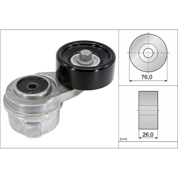 INA 534 0417 10 Spannarm Keilrippenriemen FüR KIA Carens Cerato I Koup UN TD-image