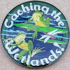 Geocoin Club GCC June 2013 - Wetlands - Activated  Adoptable - TB5WBE7