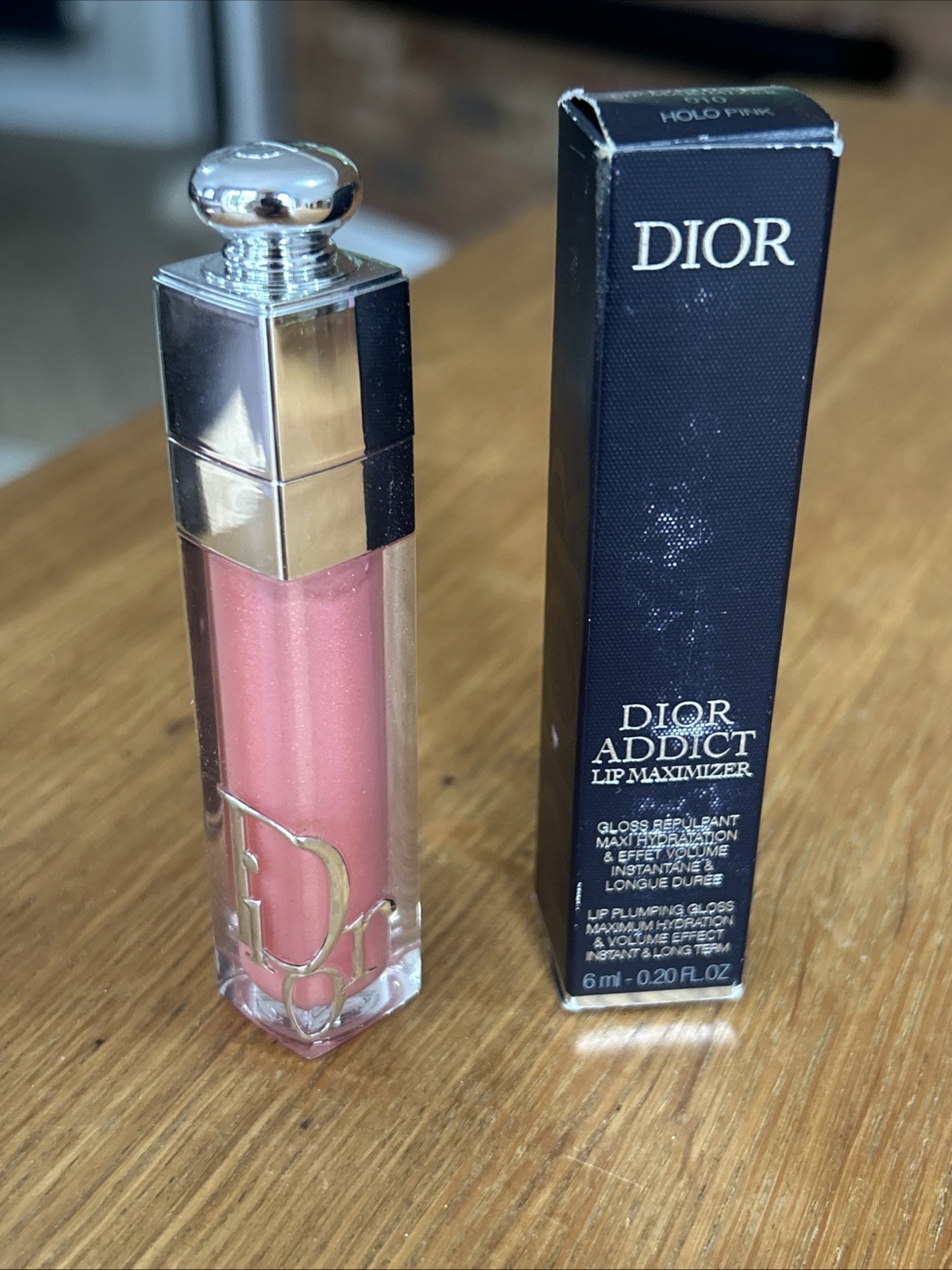Dior (012 Rosewood) Addict Lip Maximizer Plumping Gloss 0.20Oz/6Ml New With Box - Image 3