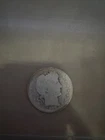 1909 Silver Barber Quarter