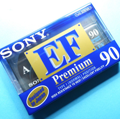   1x SONY EF 90 * IEC I Type 1 * Tape Cassette Kassette кассета *SEALED* 1996