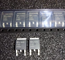 10pcs/lot FQD2N80TM,MOSFET N-Channel,800V,1.8A,6.3Ohms,DPAK-3,,On Semiconductor