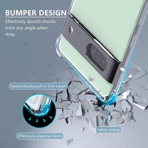Coque Silicone Angles Renforces Pour Google Pixel 6A Little Boutik® - Photo 3 sur 4