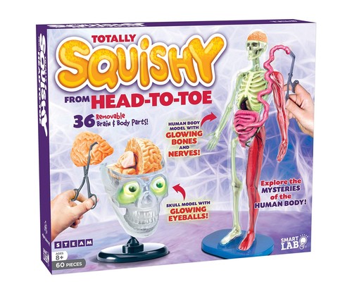 SMARTLAB Toys Totally Squishy from Head-to-Toe - 60 Pieces - 36 Removable Par...