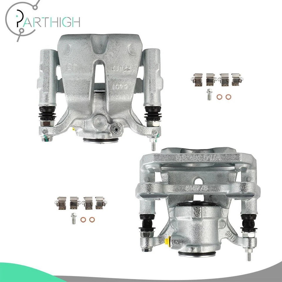 Par de pinzas de freno traseras para conductor pasajero con soporte para Jeep Cherokee 2014-2021 Foto 4 de 4