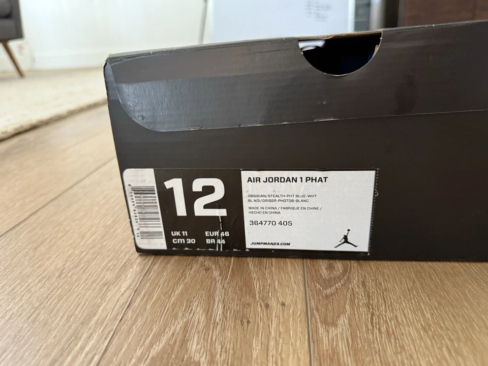 Foto de obsidiana azul tamanho 12- Air Jordan 1 Phat Mid - Imagem 4 de 4