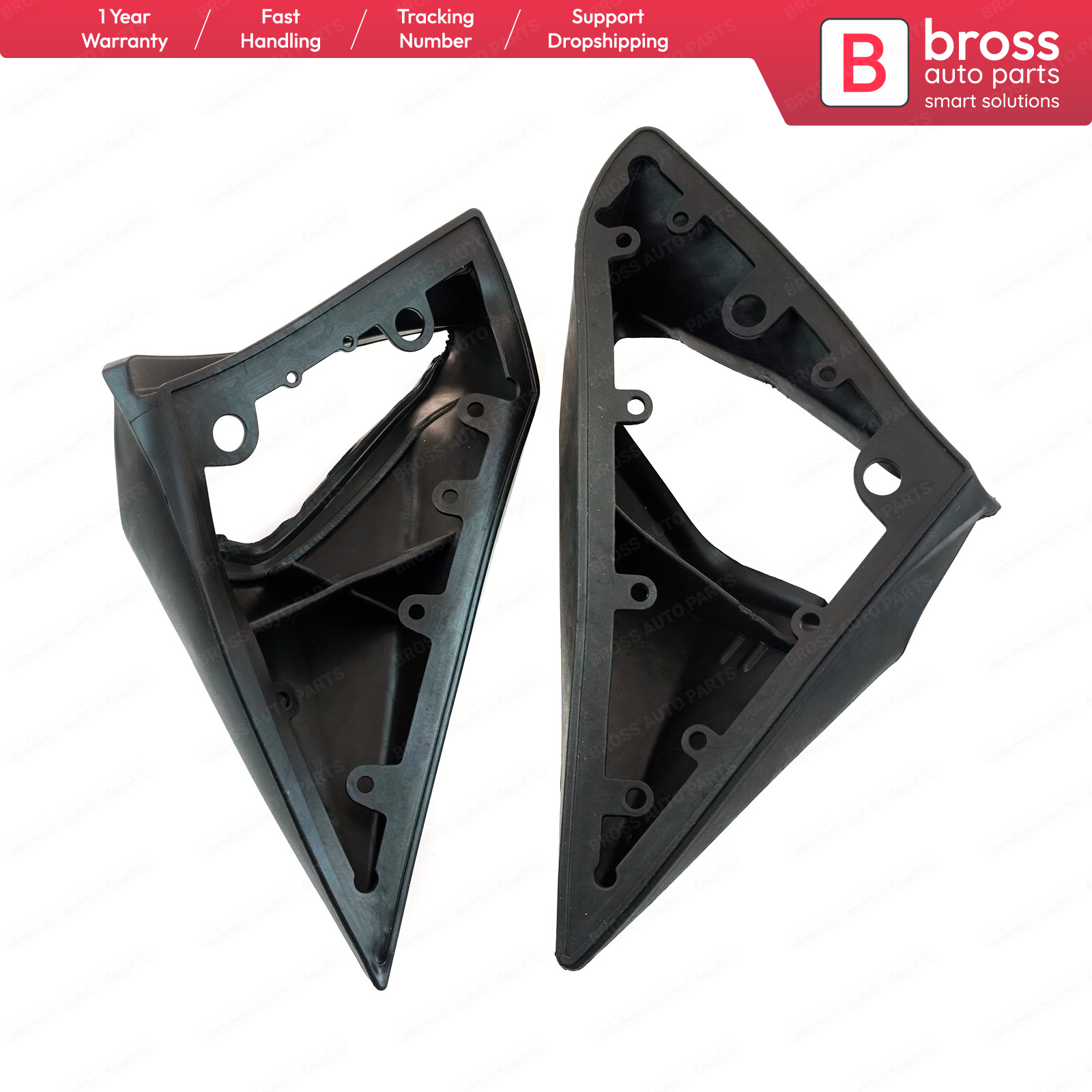 Exterior Mirror Rubber Seals L+R Pads LHD A1248107716