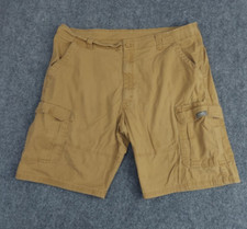 Wrangler Shorts Mens 40 Brown Ripstop Cargo Workwear utility Lightweight READ