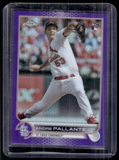 2022 Topps Chrome Update Rookie Purple Andre Pallante Rookie #USC107 St. Louis