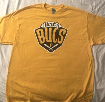 New Pittsburgh Pirates  Let s Go Bucs  XL T-Shirt Stadium Give Away