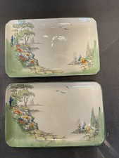 Vintage Fantastic Looking Pair midwinter porcelain burslem Small platter Plates