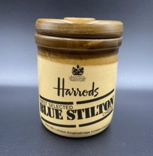 Harrods Blue Stilton Cheese Pot With Lid Granville Farmhouse Vintage