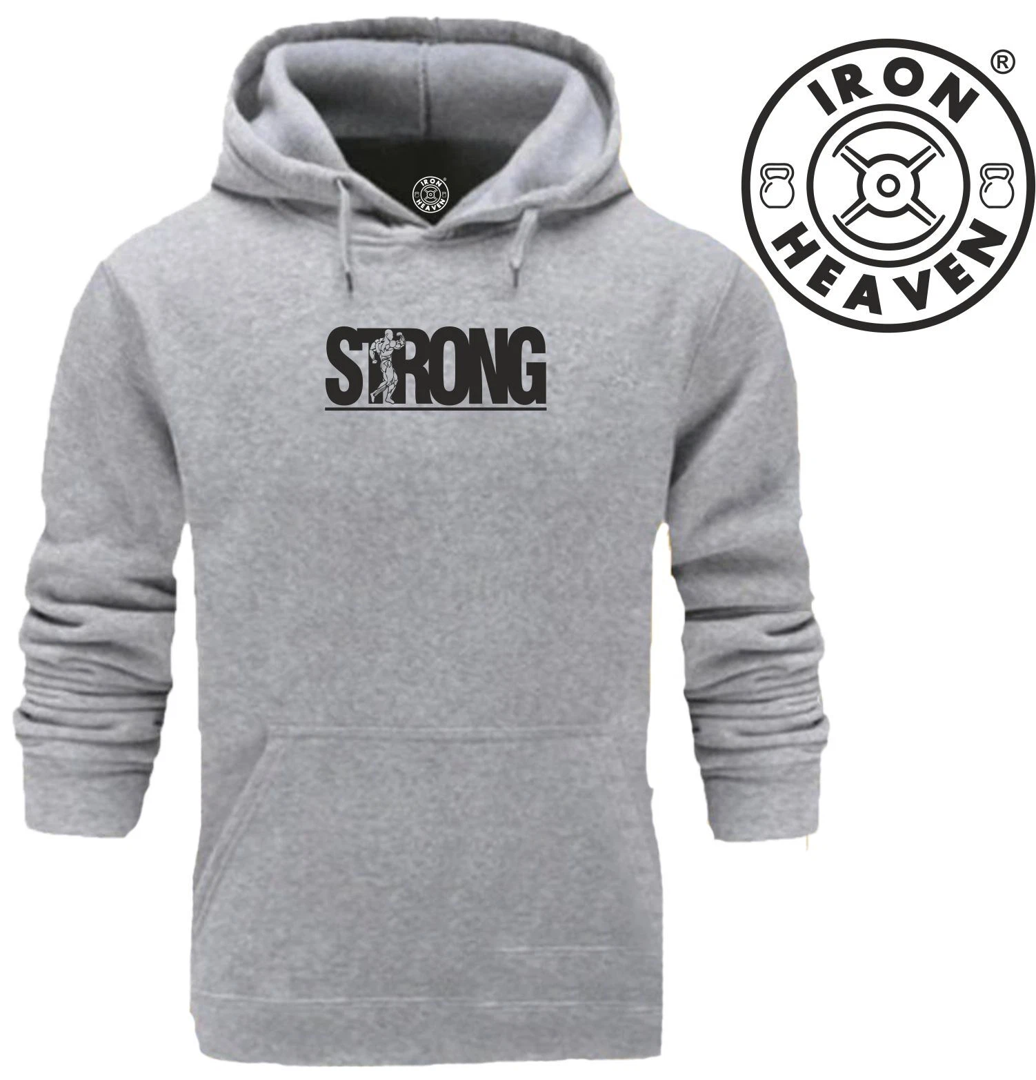 VETEMENTS Felpa con cappuccio robusta palestra abbigliamento bodybuilding muscoli allenamento boxe top MMA