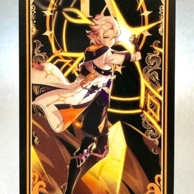 Albedo Tarot Card Genshin Impact The Hermit Playing Card TCG Japan