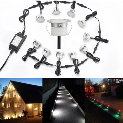 Mini LED Bodeneinbaustrahler Aussen Terrassen Einbaustrahler Garten beleuchtung