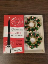 Vintage Bobeche Candle Holder Protectors Christmas wreath craft made decor