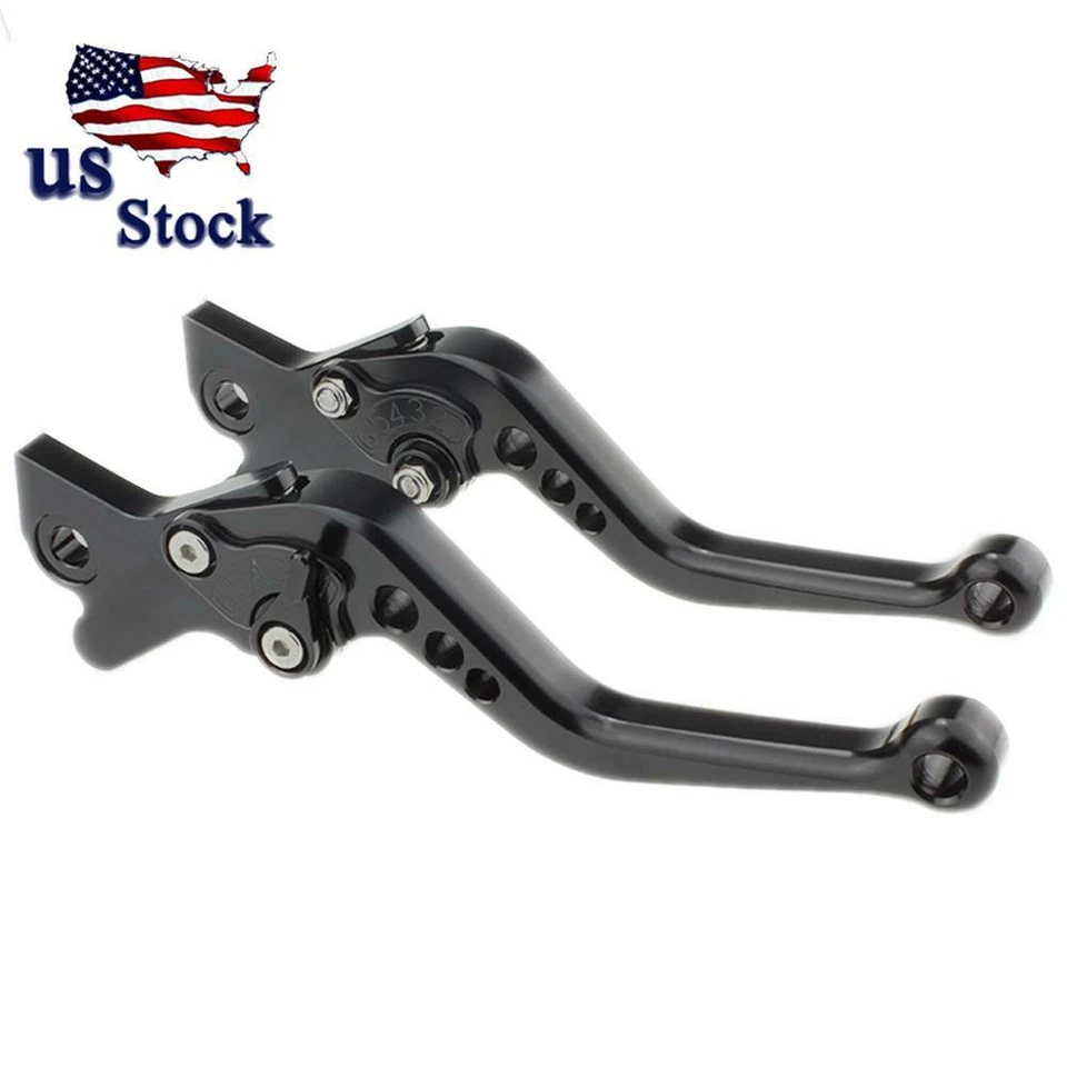 For Suzuki DR650S/SE 1994-2020 19 CNC Adjustable Short Hand Brake Clutch Levers Foto 3 de 4