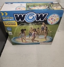 WOW Sports Under the Sea 10 Ft Splash Pad for Outdoor Backyard Water Summer Fun