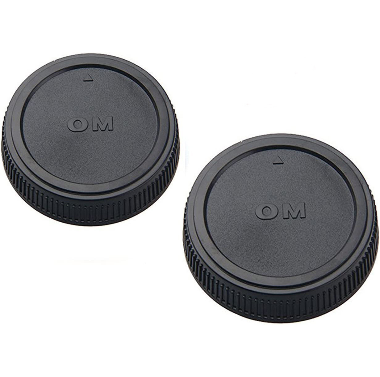 2 TAPPI TAPPO POSTERIORE COPRI OBIETTIVO COMPATIBILE CON OLYMPUS OM NUOVO ITALY
