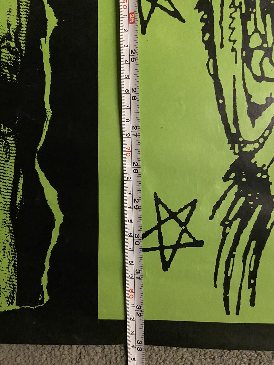 Original Vintage 90s White Zombie Poster La Sexorcisto Astro-Creep