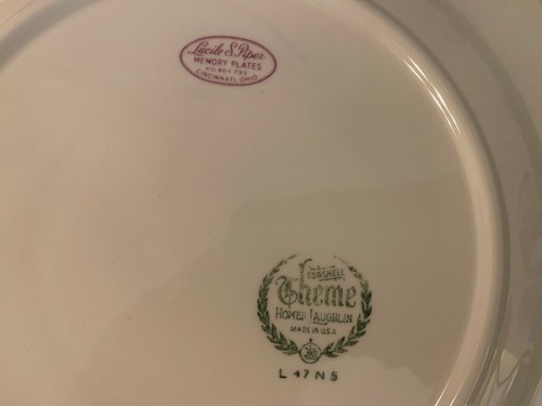 Collectible Church Plate Paul's Chapel Evangelical Reformed Church Lexington NC - Picture 4 of 6