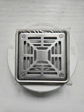 Laticrete Hydro Ban Point Drain Grate - Brushed Stainless x2