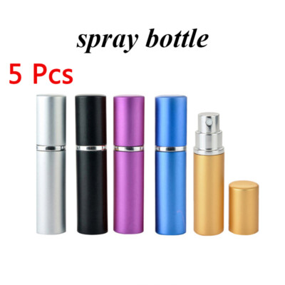 5X Nachfüllbar Parfüm Zerstäuber Aftershave Reise Spray Miniatur Flasche C8