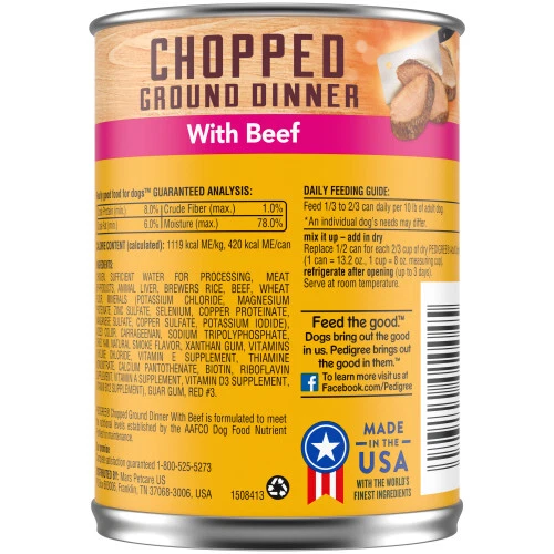 22 oz canned dog food hot sale