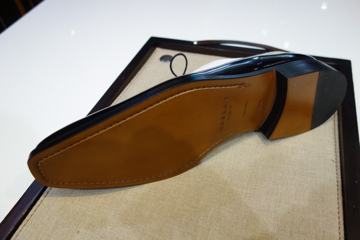 Mezlan Shoes Custom Contoured Black White Spectator Oxford 