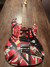 Evh Eddie Van Halen Frankenstrat Frankenstein Striped Relic Guitar
