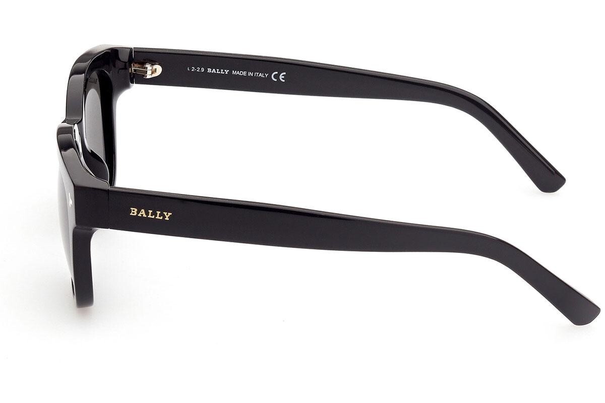 Bally BY0033-H 01A Black Square Plastic Sunglasses Frame 51