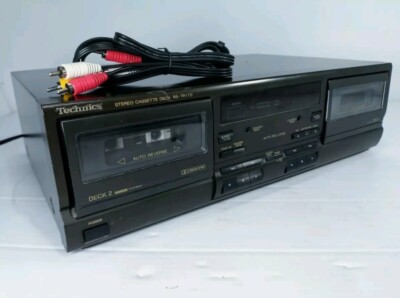 Technics Rs-tr170 Stereo Double Cassette Tape Player Recorder Deck
