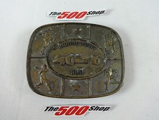 Indianapolis 500 IndyCar Bronze Belt Buckle Indy IMS