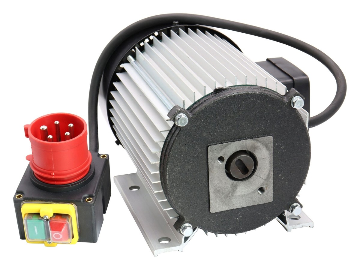 Elektromotor 230V + Schalter Passend Für Scheppach HL460 Holzspalter
