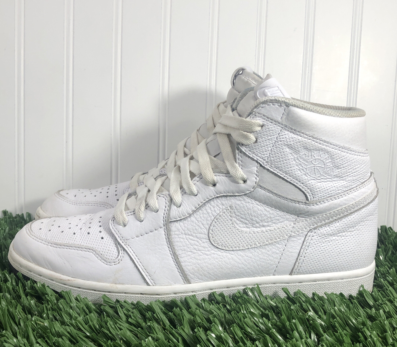 air jordan 1 retro high og perforated white