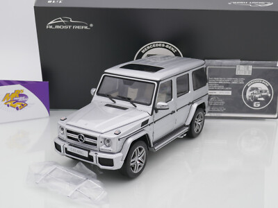 Almost Real 820601 # Mercedes AMG G63 W463 Baujahr 2015 '' irdiumsilber '' 1:18